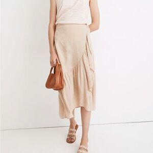 Madewell asymmetrical skirt